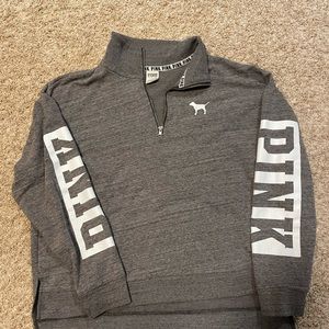 Victoria Secret Pink Gray Sweatshirt size Large